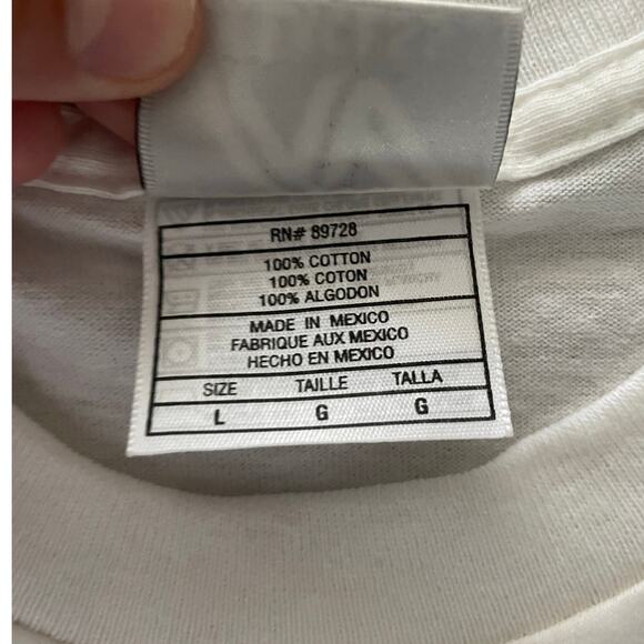 VTG 90s In Excess Arizona Native American Horse White T-Shirt size L - Picture 6 of 7